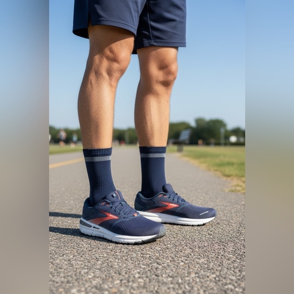 SOLD‎ Brooks Beast 20 Shoes Sneakers Mens Size 12.5 Comfort Running Blue main image 15